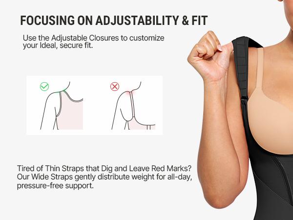 Feelingirl FeelVibe Waist Trainer for Women Latex Waist Trainers Vest Adjustable Wide Straps SpringStatements