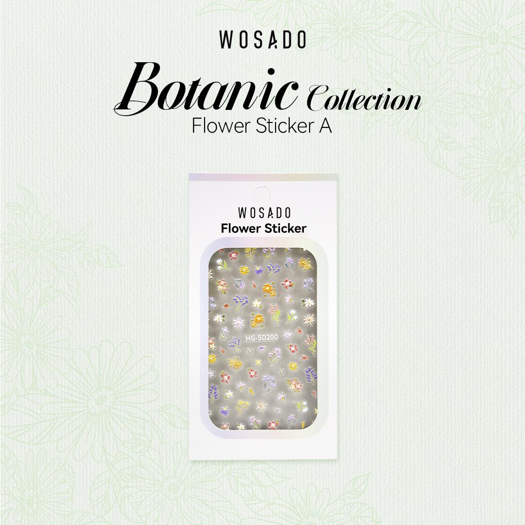 Wosado Flower Decorative Sticker