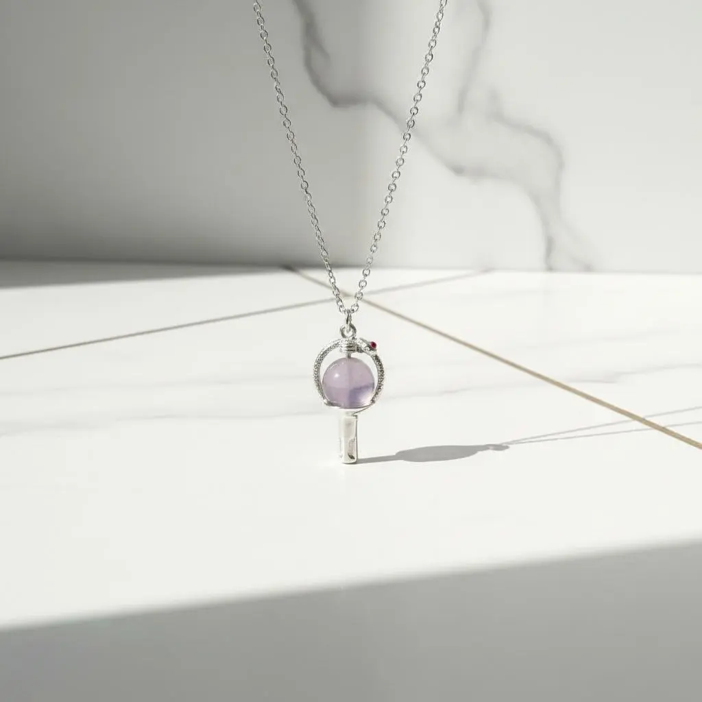 KPOP Lightstick Chain Necklace for ARMY Fans, 15.75inch*1.97inch Symbolic Costume Jewelry, Support Gift for KPOP Enthusiasts