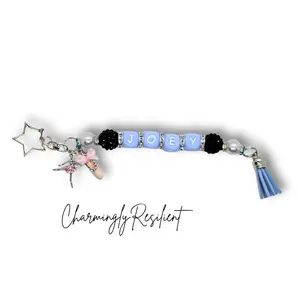 Personalized Dance Bag Charm  Custom Name Ballerina Charm