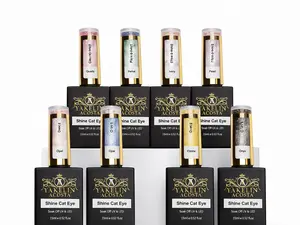 Yakelin Acosta Cat Eye Shine Gel Polish -Magnetic Reflective Nail Gel 15 ml