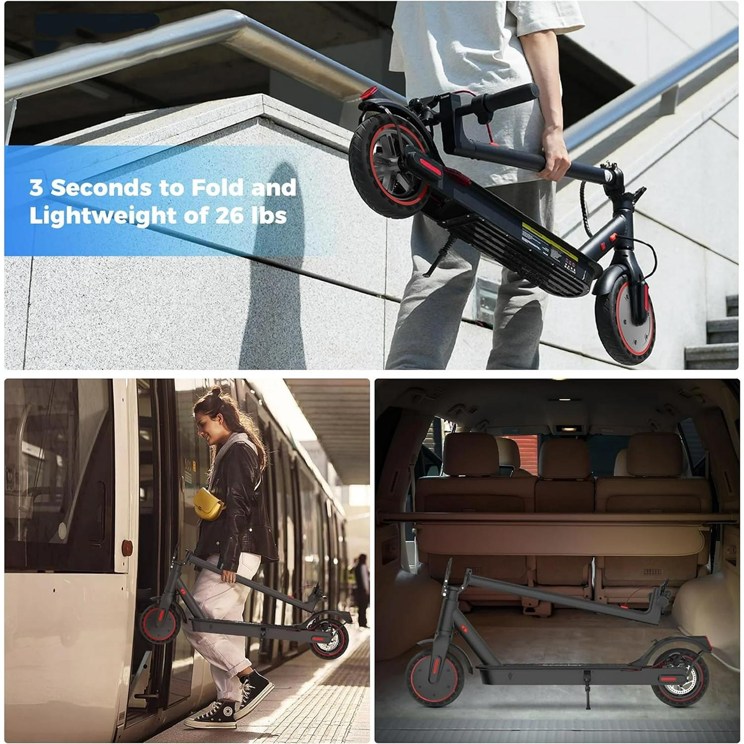 【New Year Sale】Electric Scooters for Commuting, 28MPH/21MPH Max Speed,1000W/500W/350W Motor, 37/35 Miles Max Range, with Dual Suspensions & Braking Foldable Commuter E-Scooter for Adults/Teens SpringStatements 【New Year Sale】Electric Scooters for Commuting, 28MPH/21MPH Max Speed,1000W/500W/350W Motor, 37/35 Miles Max Range, with Dual Suspensions & Braking Foldable Commuter E-Scooter for Adults/Teens SpringStatements