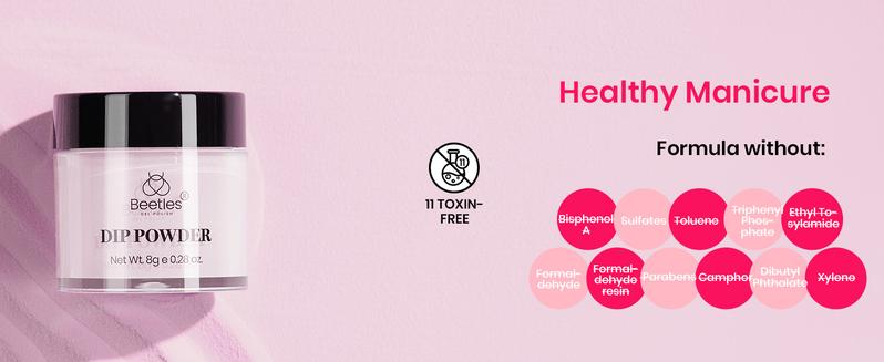 Beetles Dip Powder Starter Nail Kit with Base & Top Coat, Activator, Manicure Tool, Gel Nails, Gift for Girls - Polish   Easter'sGift Cutics Alluring Sweetie #TikTokShopBacktoSchool