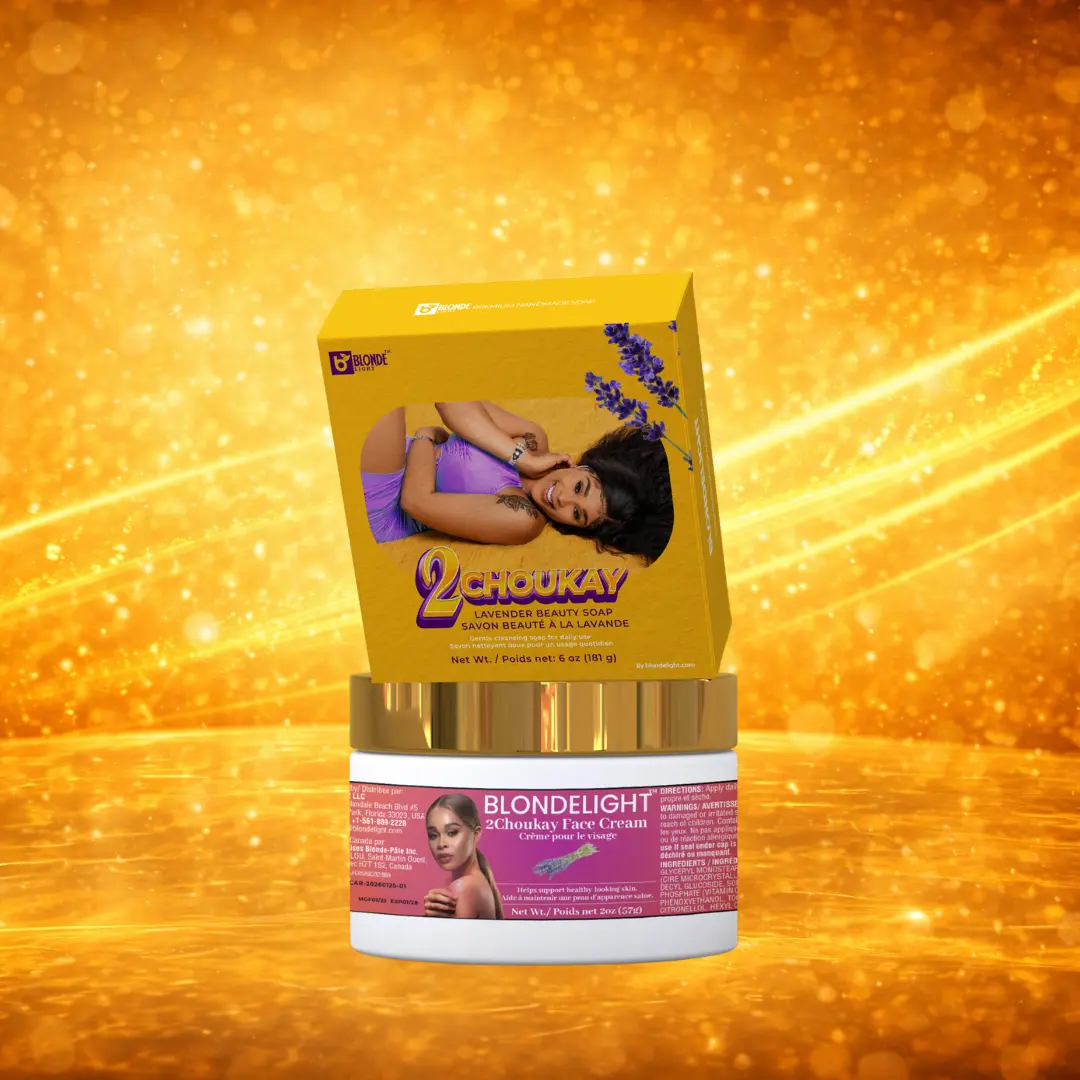BLONDELIGHT Boujwa Set (2Choukay Soap + 2Choukay Face Cream)