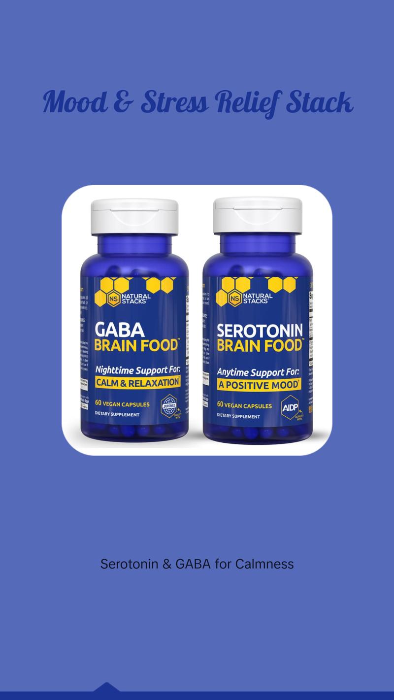 Mood & Stress-Relief Supplement - The ultimate stack designed to support a calm mind