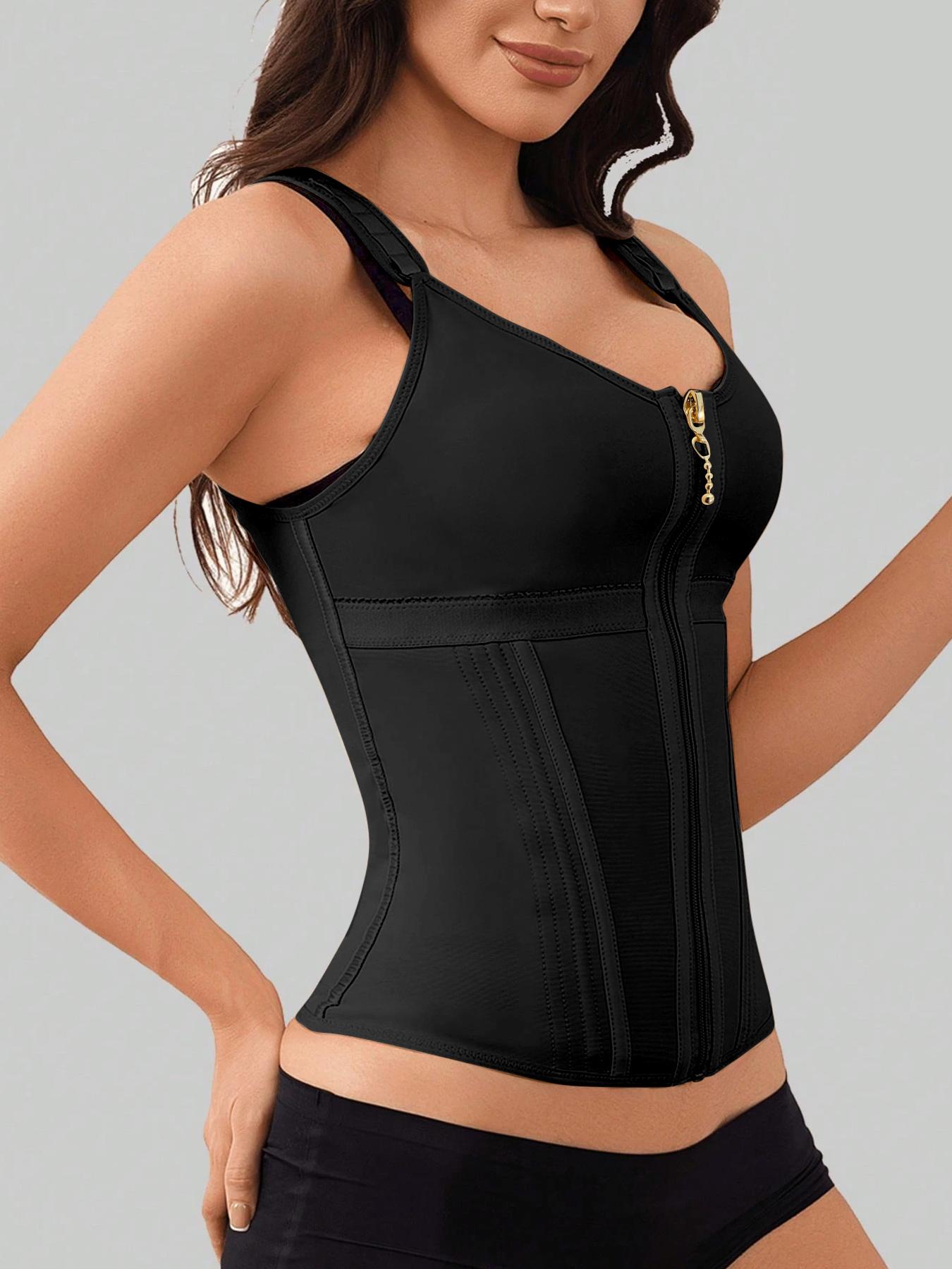 Waist Trainer Corset for Women Tummy Control Sport Workout Body Shaper Vest for Women Postpartum Gym Zipper and Hooks SpringStatements faja faja con brasier Shapewear Womenswear Adjustable Everyday Soft Stretchy Waist Trainer Corset for Women Tummy Control Sport Workout Body Shaper Vest for Women Postpartum Gym Zipper and Hooks SpringStatements faja faja con brasier Shapewear Womenswear Adjustable Everyday Soft Stretchy