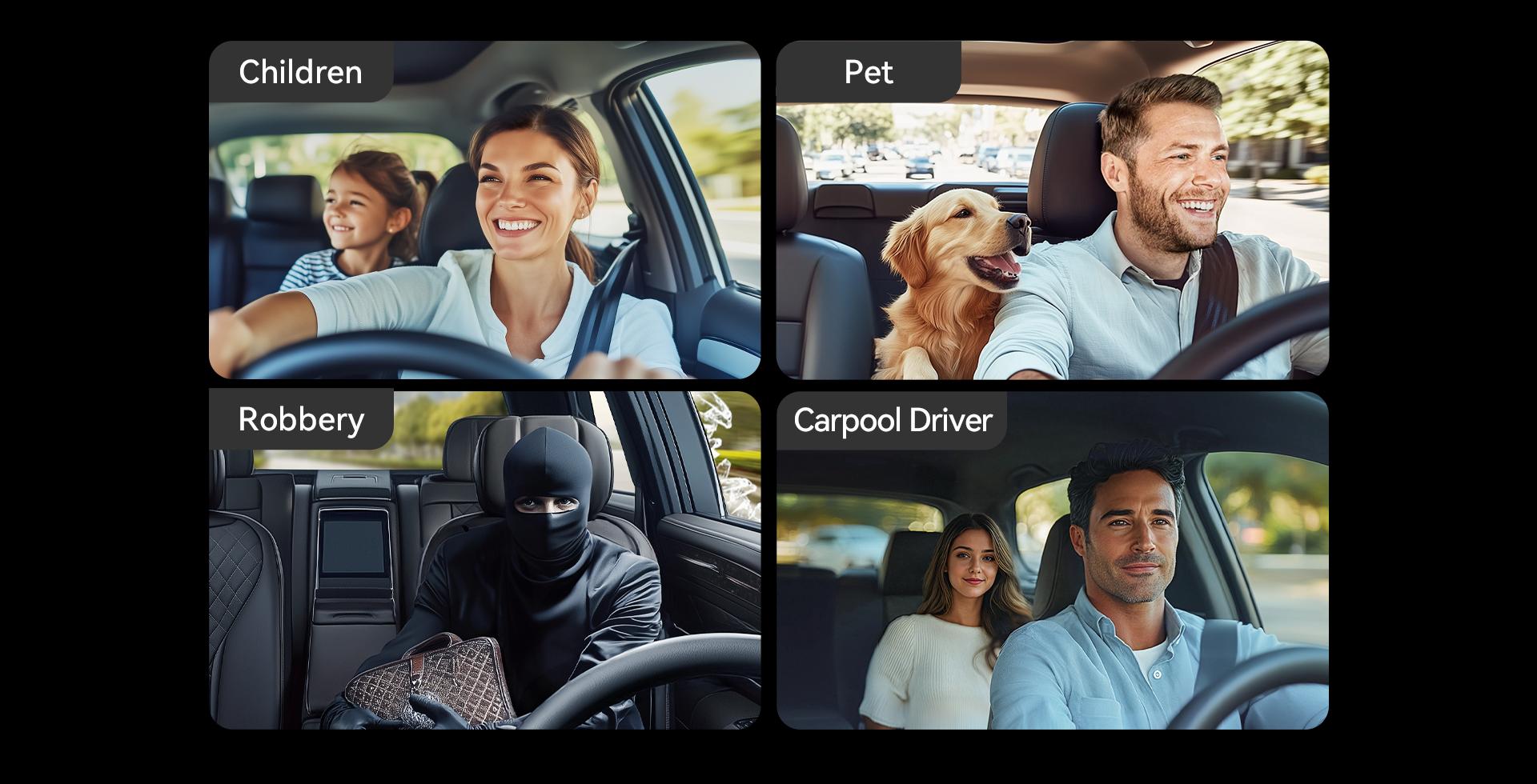 REDTIGER F17 Elite 4K 3-Channel Dash Cam with STARVIS 2 IMX678 & IMX675, 128GB Card, Full Night Color, 4K+2.5K+1080P Front Rear Inside, Touch Screen, Voice Control, 5GHz WiFi 6, GPS, HDR, Parking Mode, 24 Hours Recording - Car Camera Holiday Haul