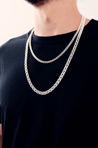 Silver Chino Link Chain