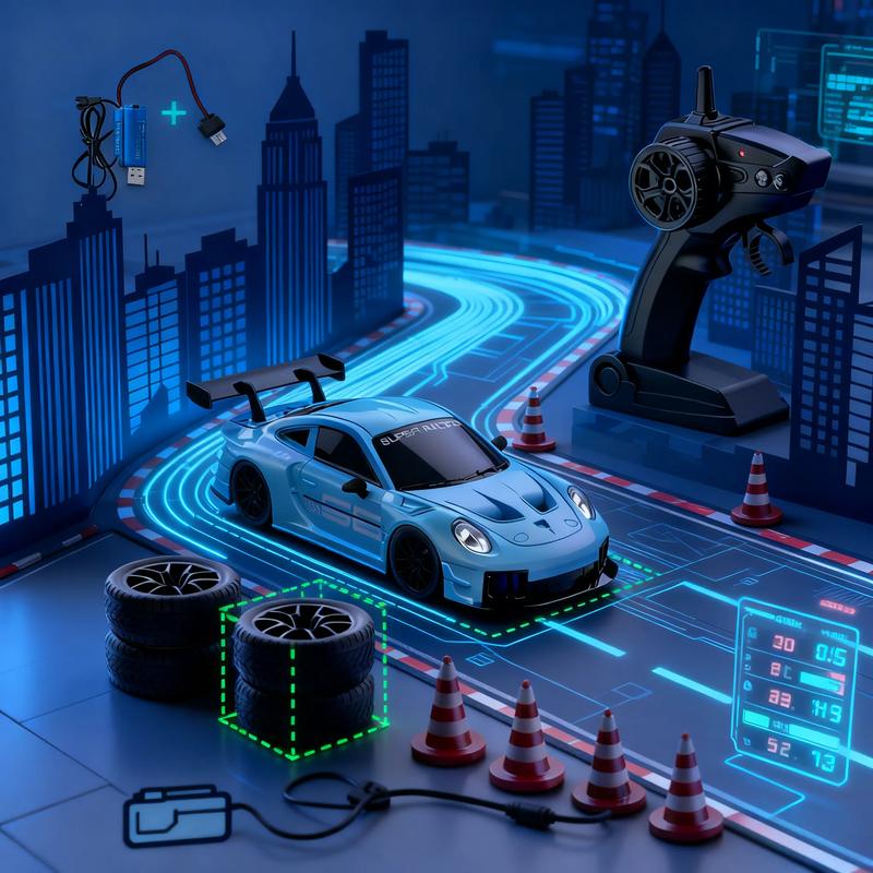 Remote Control Drift Tail Car RC High-Speed Racing Car :24 Four-Wheel Drive Remote Control Car Model Boys Toy Remote Control Drift Tail Car RC High-Speed Racing Car :24 Four-Wheel Drive Remote Control Car Model Boys Toy