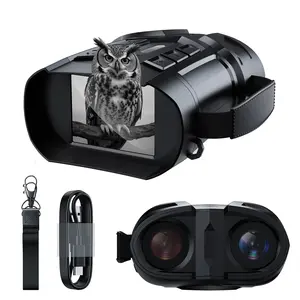 Night Vision Goggles for Hikers & Campers, 1080P HD with 10x Zoom, Lightweight Dual-Tube Design, 5W Adjustable IR & Rechargeable Battery for Night Hiking, Camping, Animal Watching