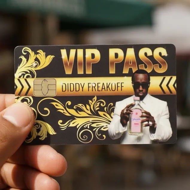 Diddy Freakoff VIP Debit Card Skin Sticker 2 Pack Funny Vinyl Cover
