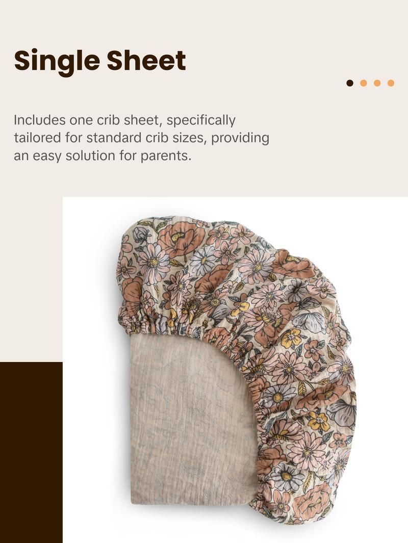 Extra Soft Muslin Crib Sheet