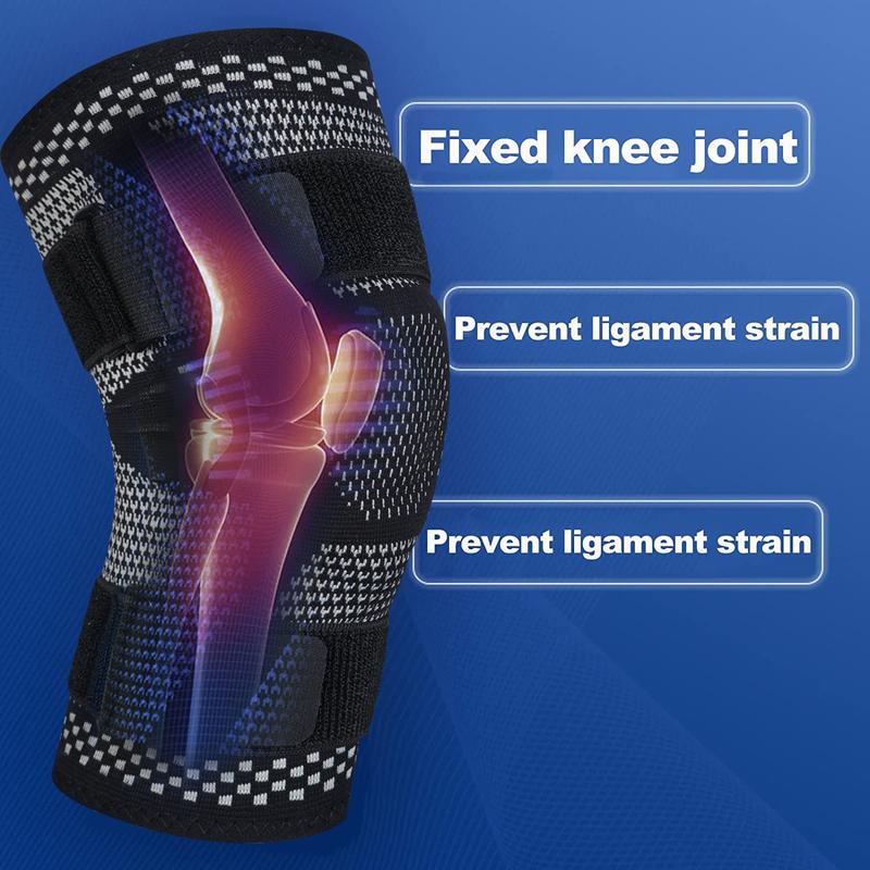 Ollas Sports Knee Pads with Copper Ion Technology & Copper Fiber for Enhanced Protection Four-Way Elastic Nylon for Basketball Volleyball