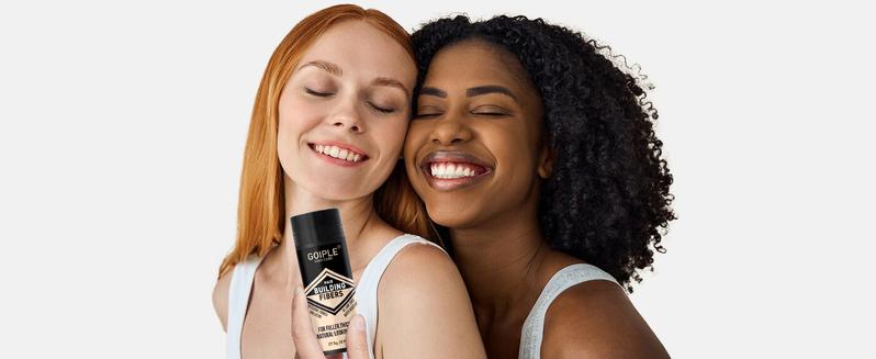 4-in-1 Hair & Beard Styling Set with Hair Fiber & Pump Dispenser & Application Card – Enhancements Barber Spray Volumizing Water Proof (Black)