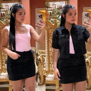 Anabel Rhinestone Skirt