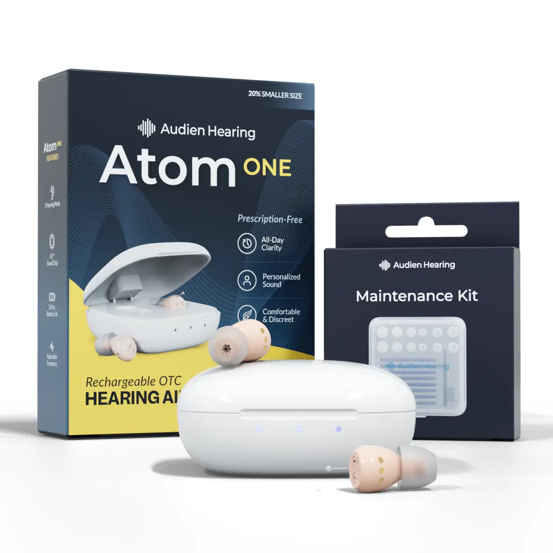 Audien Atom ONE Essential Care Bundle