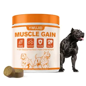 YWUJID Dog Energy Support Chews | Nutritional Power Blend | High Protein + Amino Acids for Daily Routine