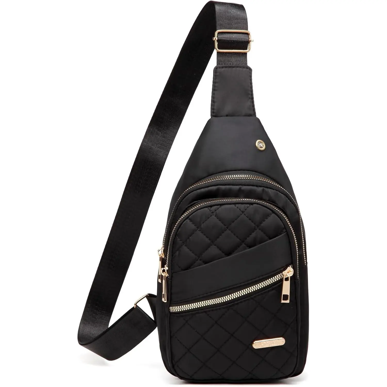 Women's Fashion Crossbody Handbag, Lightweight Water-Resistant Nylon Sling Daypack with Anti-Theft Pocket & Adjustable Strap for Travel, Everyday Use, Crossbody Bags For Women