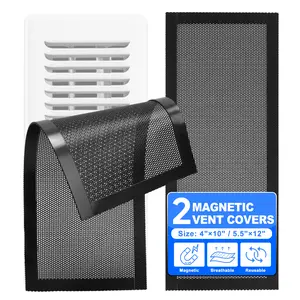 Floor Vent Covers, Magnetic Mesh Vent Covers Air Vent Covers Mesh Screen Register Vent Covers for Home, Floor, HVAC, AC, Grilles, and RV Vents
