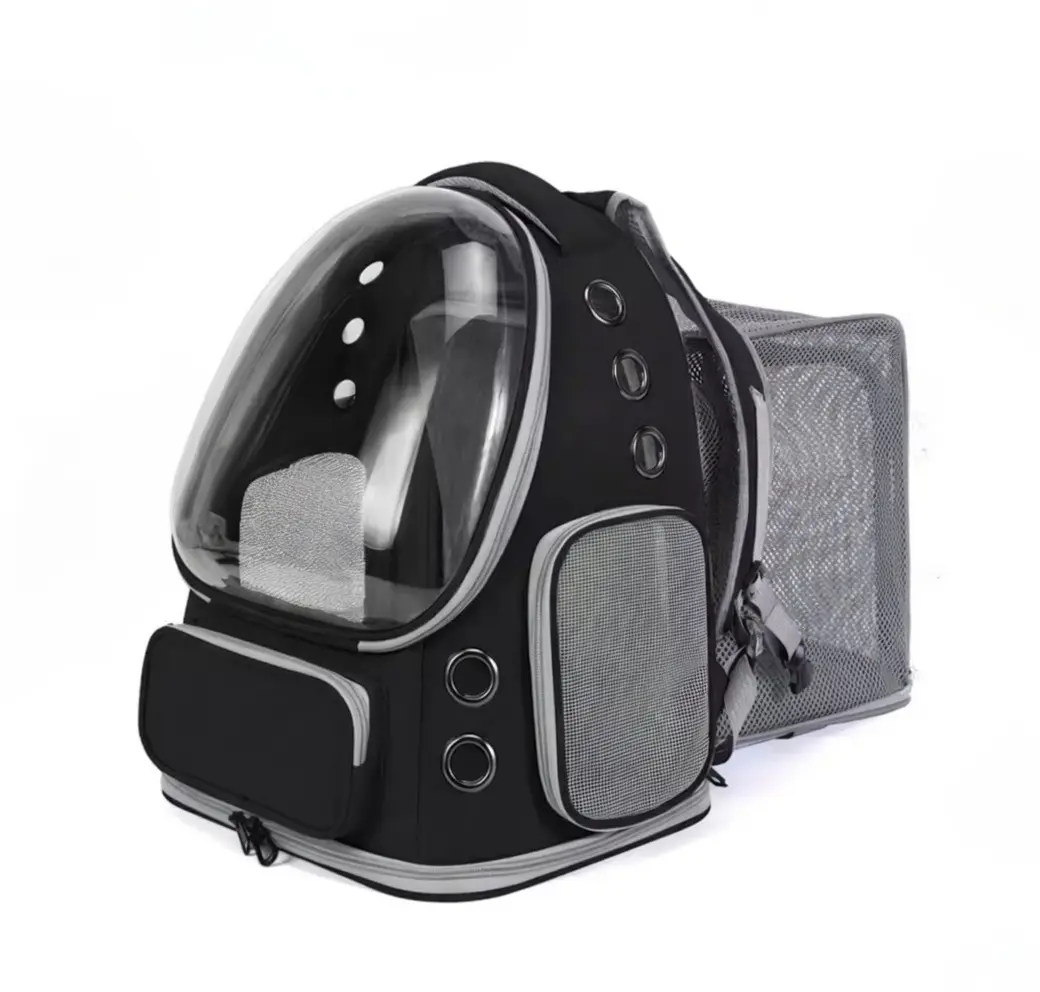 Expandable Pet Carrier Backpack for Dogs Cats - Foldable Hiking Travel
