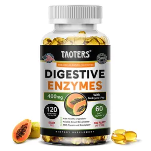 Taoters Digestive Enzyme Health Supplement, Supports Digestive Health, 120 Capsules