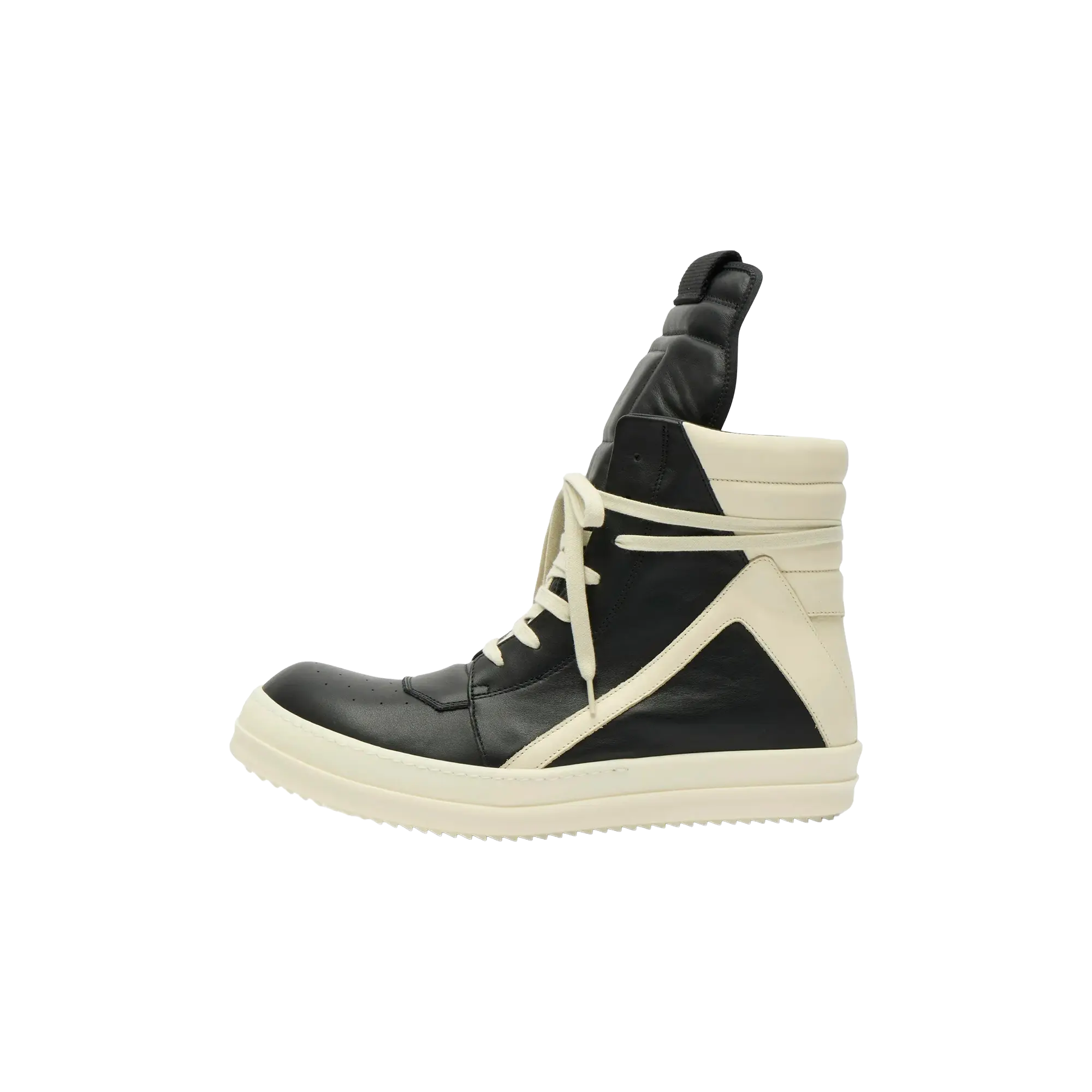 Leather Geobasket Sneaker "Black Milk" RU02F4894 LCO 911
