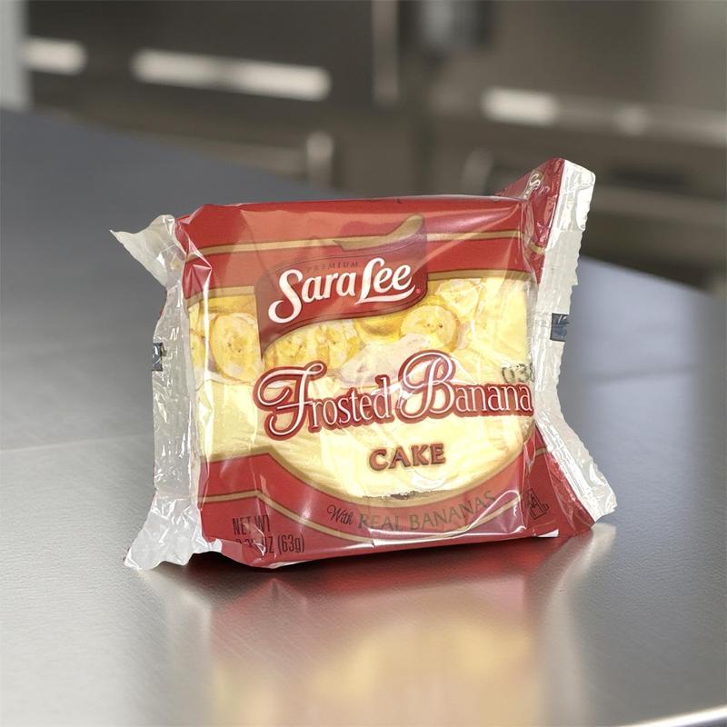 Sara Lee Frosted Banana Cakes, Individually Wrapped, 2.25 Oz | Pack of 12