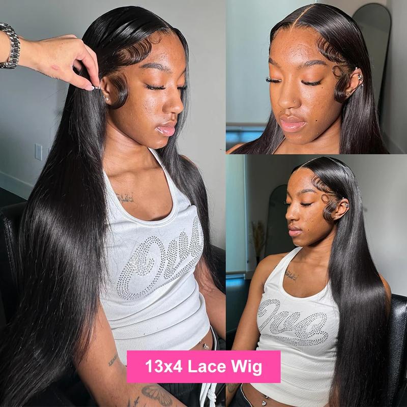 Bling Hair 34 36 Inch 180 Density Bone Straight 13X6 Hd Lace Frontal Wigs Human Hair 13X4 Transparent Lace Front Pre Plucked 360 Lace Wigs For Women