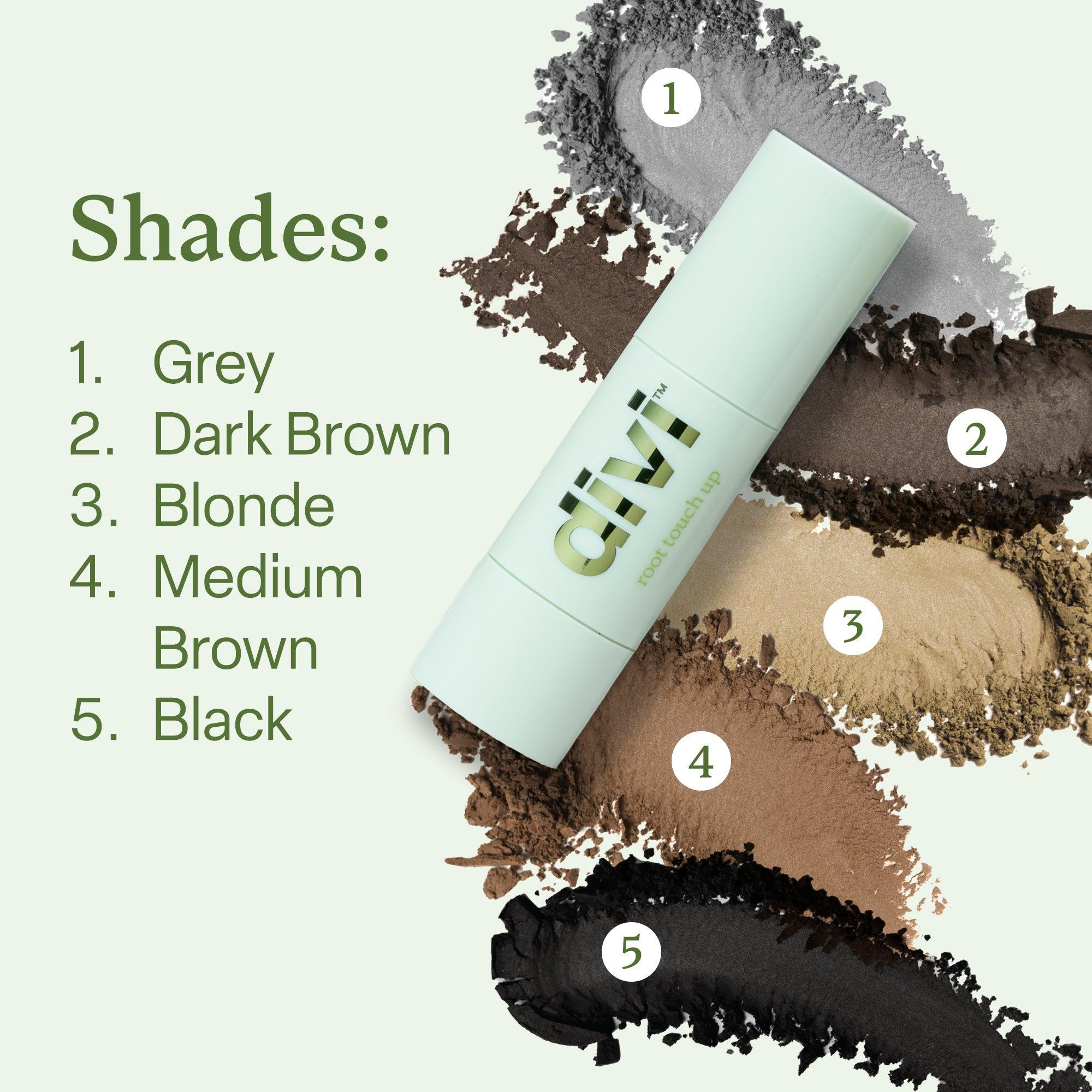 Divi Root Touch-Up – Conceals Thinning Areas, Greys, and Roots, Sweat-Resistant & Hydration-Protecting Formula, 0.07 oz – Choose Your Shade Makeup Moisture Concealer Coverage