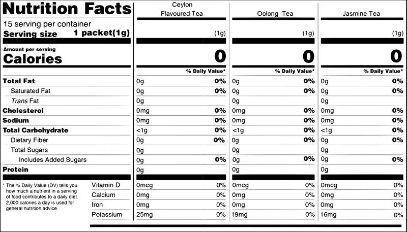 Teabers 15g Mixed Tea Cubes Freeze-Dried Instant Ceylon Oolong Jasmine Tea-0 Sugar 0 Fat 0 Calories Premium Healthy Beverage Herbal Zen Green Matcha Black