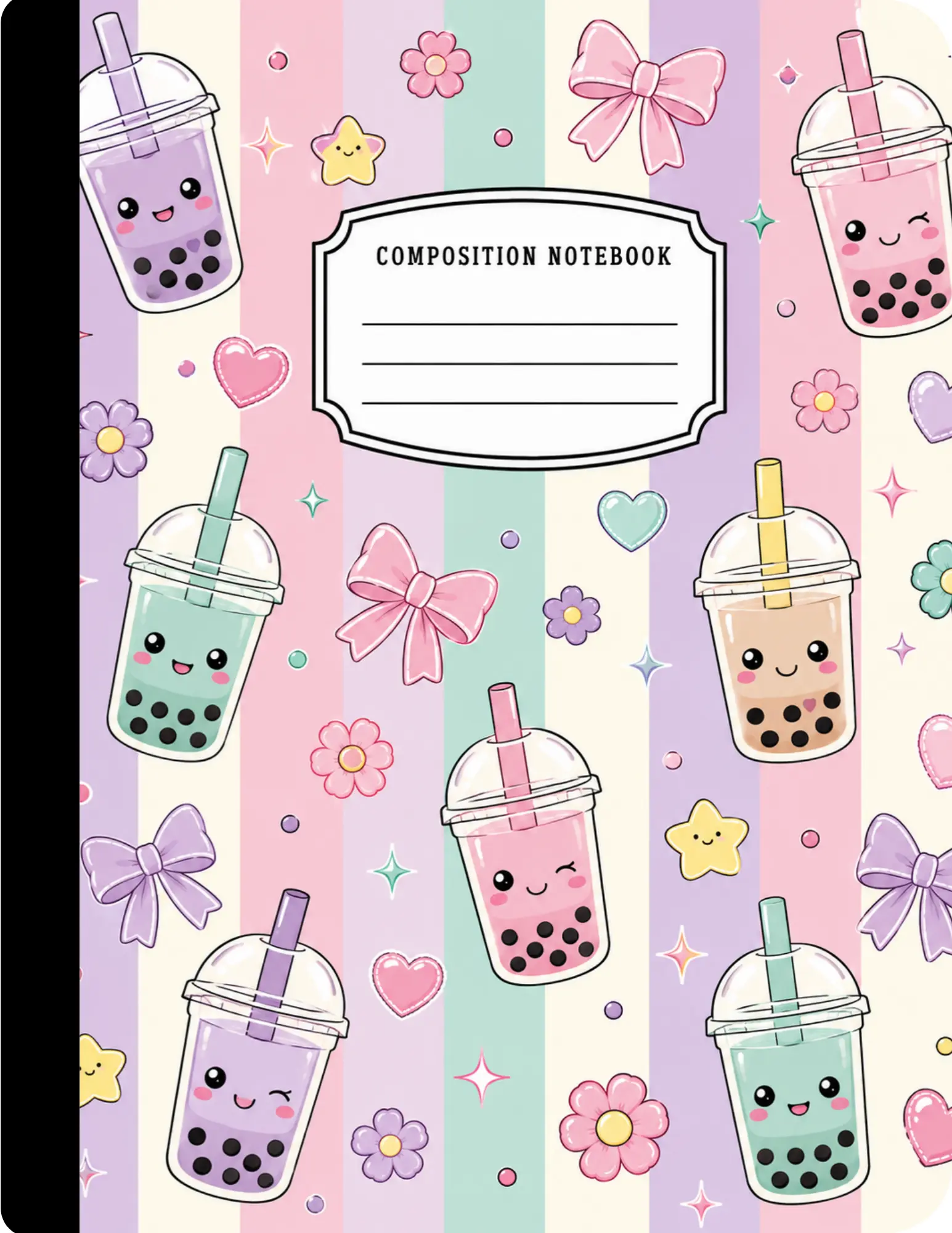 Boba Composition Notebook