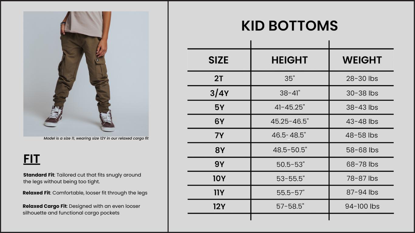 Kids Moto Joggers - 'Light Indigo Denim'