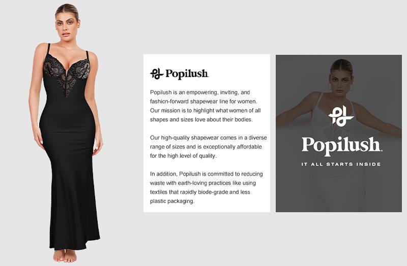 Popilush Lace Built-In Shapewear Maxi Dress Wide-Leg Jumpsuit Deep V-Neck Tummy Control Party Wear-Women Womenswear--live Popilush Lace Built-In Shapewear Maxi Dress Wide-Leg Jumpsuit Deep V-Neck Tummy Control Party Wear-Women Womenswear--live