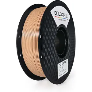 Colorful® PETG -Khaki 3D Printer Filament, Tough & Moisture-Resistant, Stable Printing, 1.75mm Diameter, 1kg Spool, Desert Tan