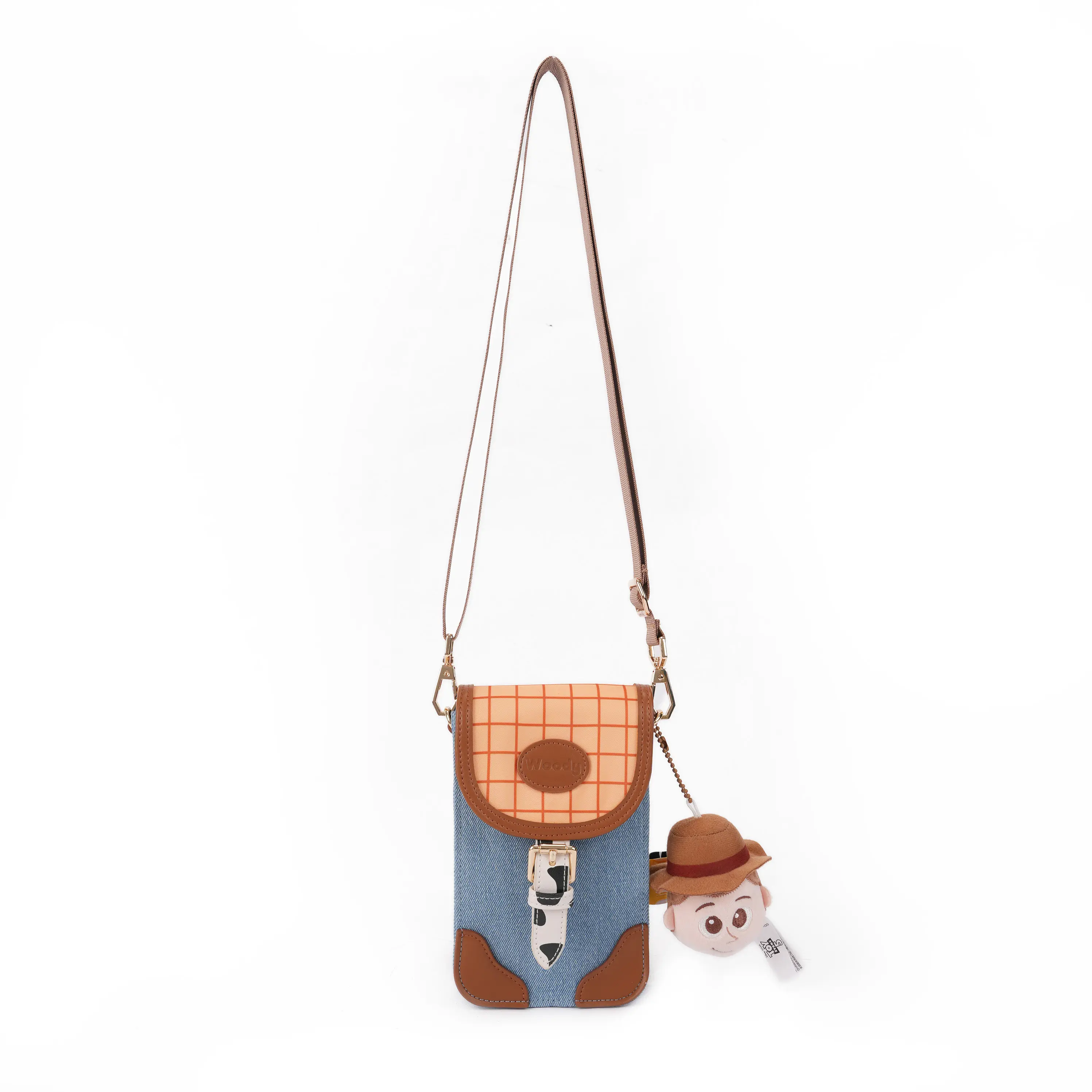 MINISO x Disney Pixar Toy Story Woody Crossbody Bag | Cute Lightweight Shoulder Purse for School, Travel, Shopping & Everyday Use, Back To School