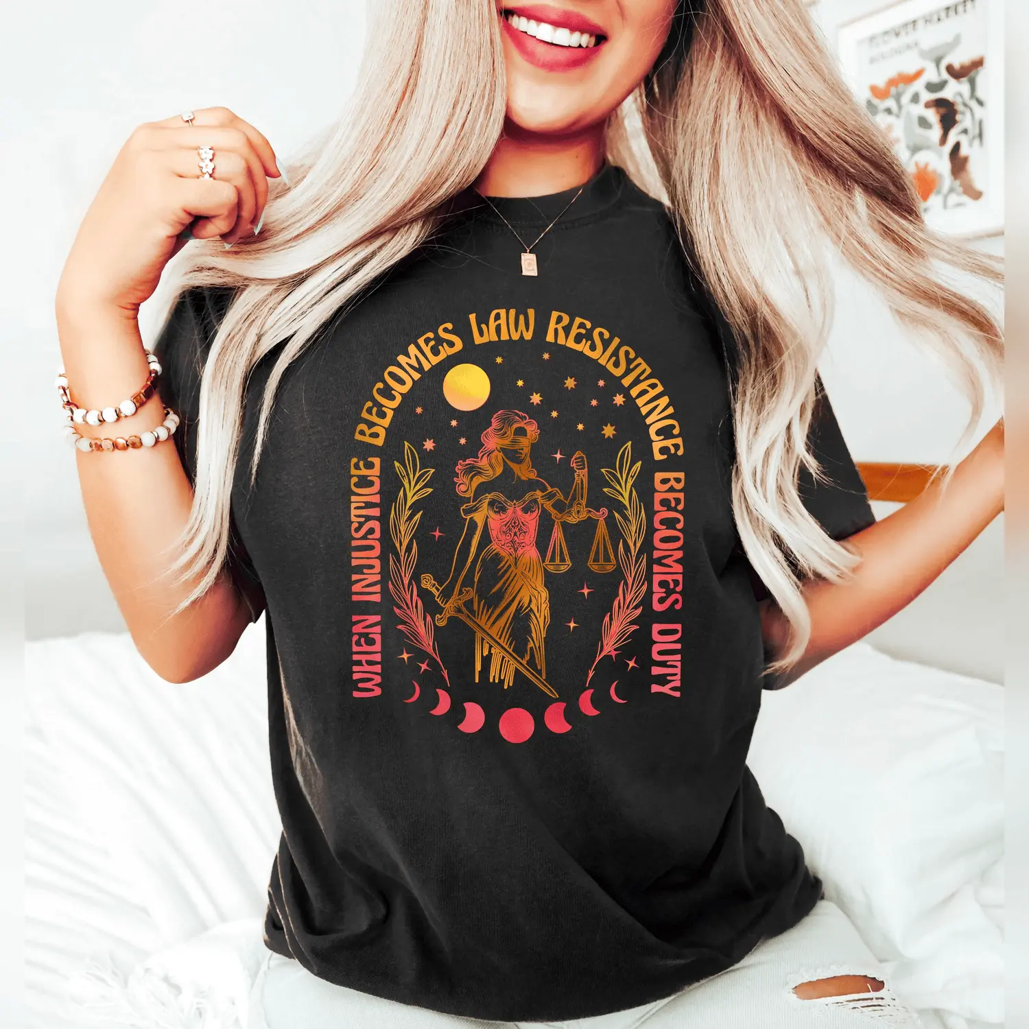 When Injustice Becomes Law Resistance Becomes Duty Shirt, Feminist Resistance Shirt, Feminist Gift, Feminist Shirt, Social Justice T-Shirt