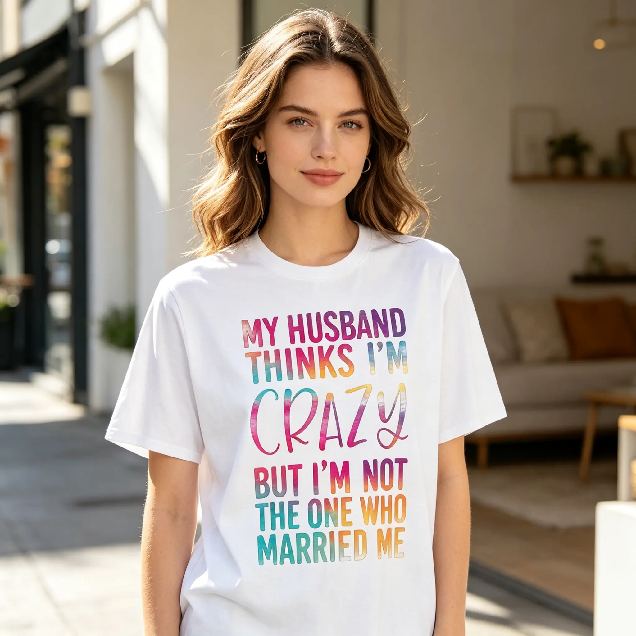 Pure Cotton Couple Theme T-Shirt - Men's & Women's Round Neck, Regular Fit, Short Sleeve, Graphic Print, Casual Wear Tops for Marriage & Wedding Anniversary, Machine Washable, Black