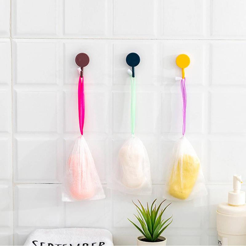 10 PCS Large Foaming Exfoliating Mesh Soap Pouch Double Layer Thicken Foam Net Soap Saver Sack Drawstring Holder Bags Multicolor for Luxurious Bath & Shower Experience