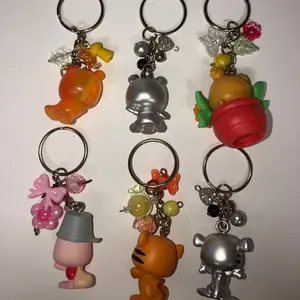 Pooh characters doorables keychains