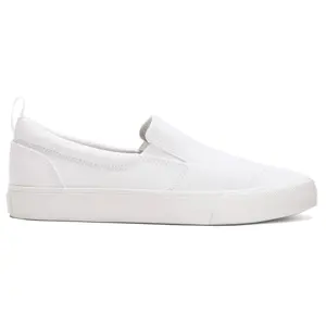 PUMA Womens Bari Comfort Slip On Sneakers Shoes Casual - White