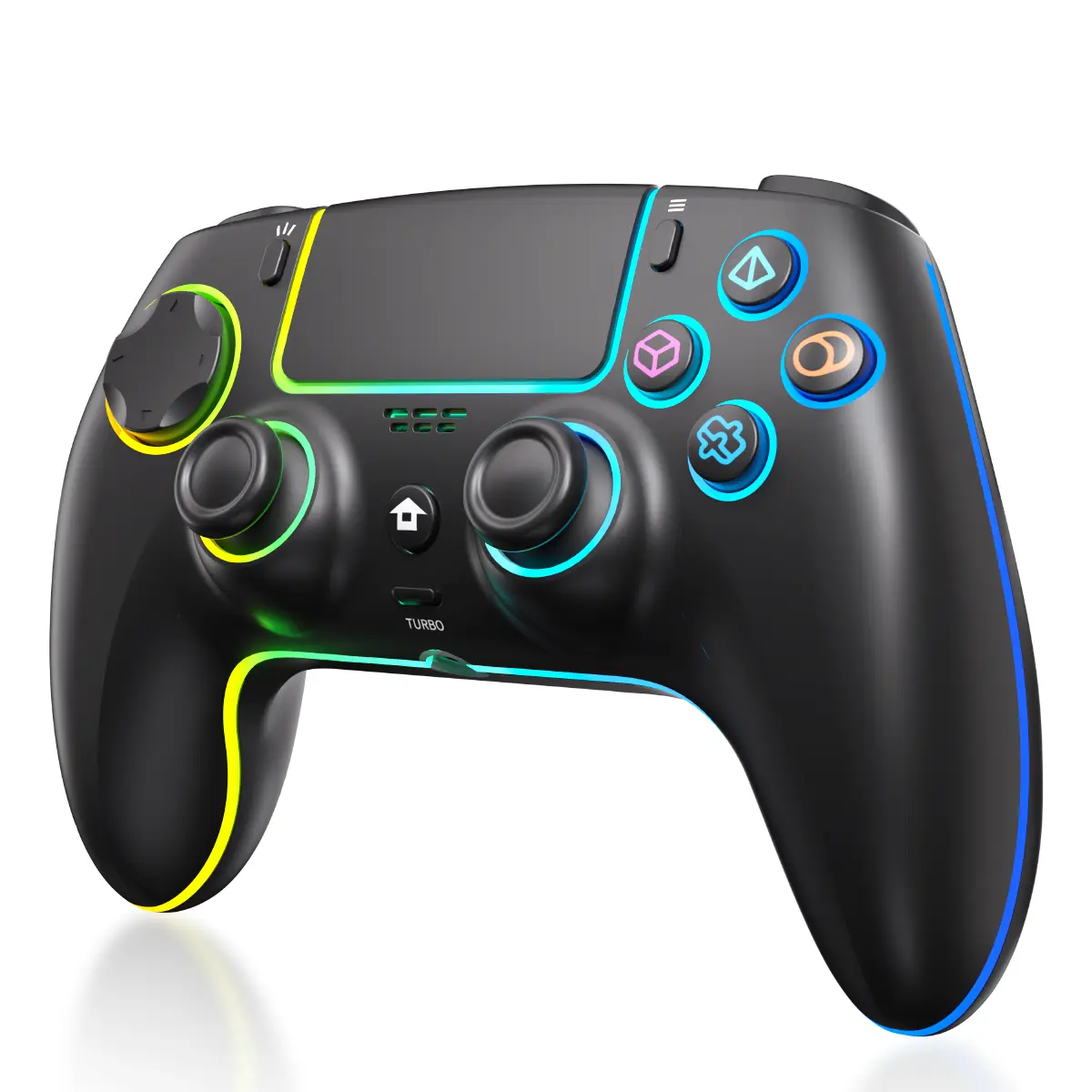 Wireless Hall PS5/PRO No Stick Drift Controller for PS5, PC,Mac, Steam Deck & Mobile - Bluetooth 5.0 Gamepad withHall Effect Sticks, Touchpad, 6-Axis Gyro, Turbo,3.5mm Jack& Charging Cable,back to school,back to school haul