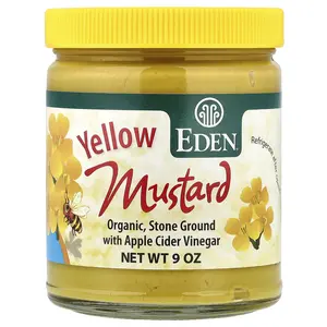 Eden Foods Organic Yellow Mustard, 9 oz Eden Foods Organic Yellow Mustard, 9 oz