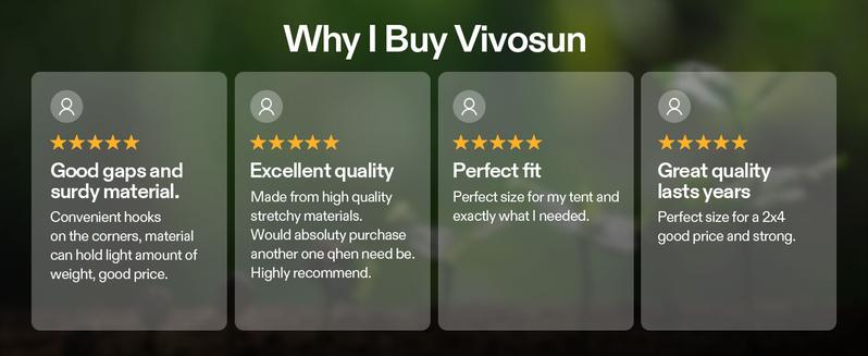 VIVOSUN Elastic Trellis Netting with 4 Hooks for Climbing Plants, Vegetables, Fruits, and Flowers, 1-Pack