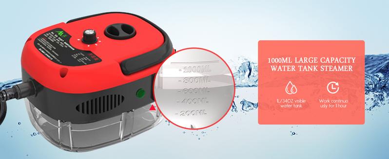 2500W Portable Handheld Steam Cleaner High Temperature Pressurized 2.2m Flexible Spray Gun 3 Brush Heads for Kitchen Bathroom Car 2500W Portable Handheld Steam Cleaner High Temperature Pressurized 2.2m Flexible Spray Gun 3 Brush Heads for Kitchen Bathroom Car