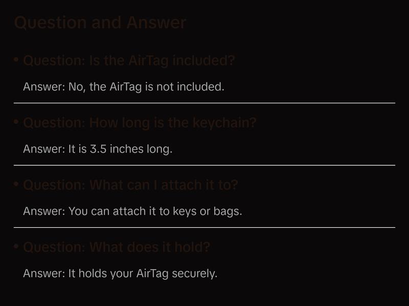 bowie silicone airtag keychain