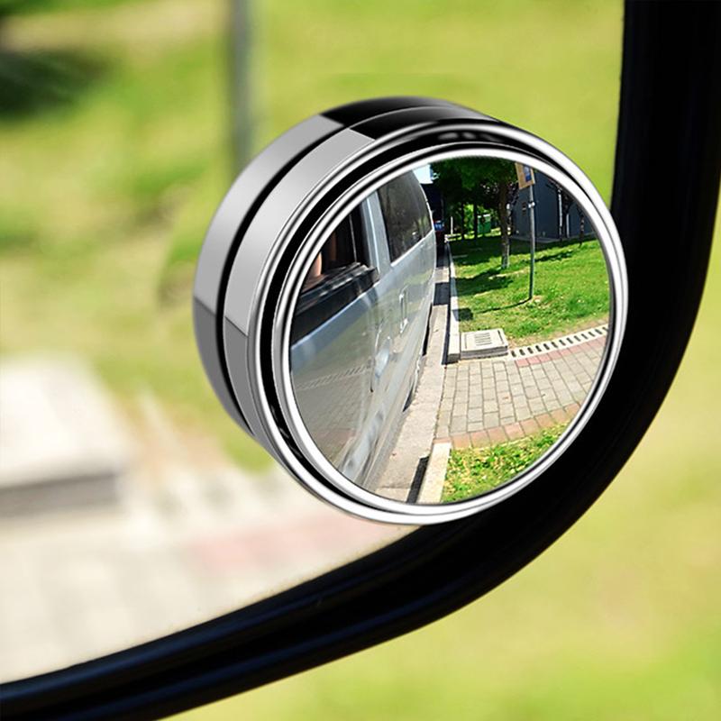 2Pcs 360° Rotatable Blind Spot Mirror for Car,Waterproof HD Glass Convex Wide Angle Rear View Mirror,Enhance Driving Safety and Visibility,Reduce Blind Spot Risks 2Pcs 360° Rotatable Blind Spot Mirror for Car,Waterproof HD Glass Convex Wide Angle Rear View Mirror,Enhance Driving Safety and Visibility,Reduce Blind Spot Risks