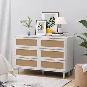 rawers Rattan Storage Cabinet Rattan Drawer,for Bedroom,Living Room
