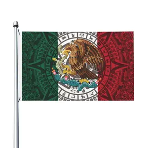 Mexico Flag, 3x5ft Mexico Flag, Wall Hanging Decoration, Indoor & Outdoor Mexico Banner, Garden & Patio Decoration Supplies