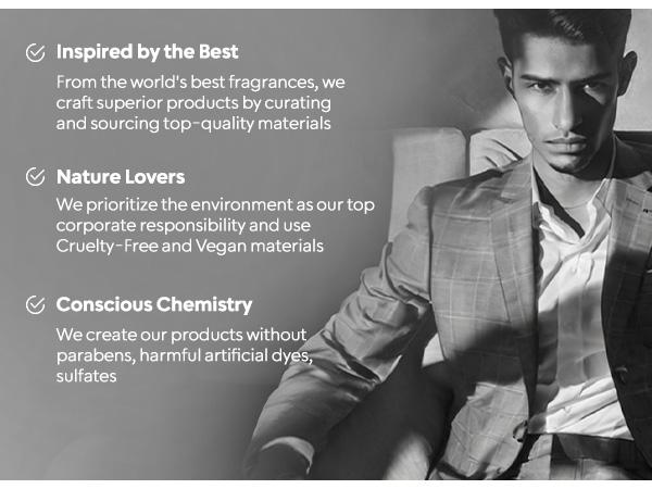 BellaVita Luxury's CEO Man Power Plus | 100ml+20ml Perfumes | EDP | Lemon, Lavender, Tonka & Agarwood | Perfume for Men | Long Lasting