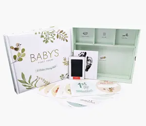 Baby's First Years: A Modern Memory Book with Keepsake Box